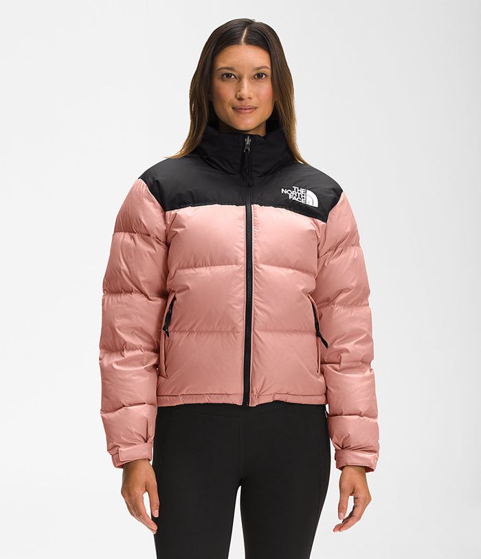 The North Face Winterjas Dames 1996 Retro Nuptse JUNH73218 - Roze/Zwart